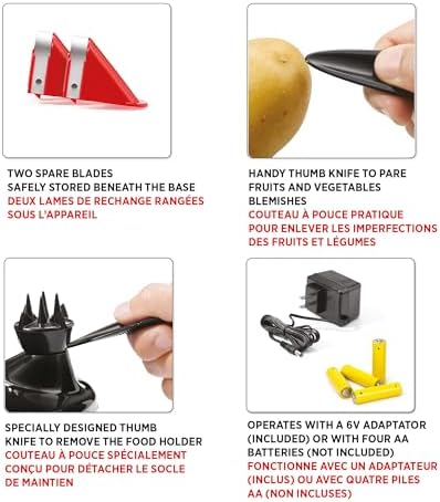 Starfrit Rotato Express Electric Peeler with Spare Blades - Image 7