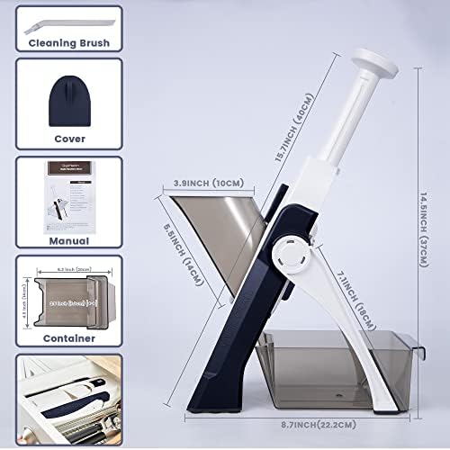 Alternative view of SupMaKin Mandoline Slicer - Safer, Adjustable Vegetable Chopping