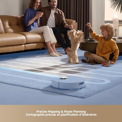 Alternative view of DREAME L40s Ultra CE Robot Vacuum and Mop with Auto-Empty, Mop Self-Cleaning, 13,000Pa Suction, Mop Raising, Ultrasonic Carpet Sensing, Ideal for Pet Hair, Carpet and Hard Floors, Easy Maintenance  Amazon.ca: Home