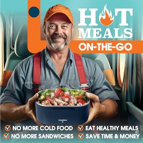 Alternative view of TRAVELISIMO Portable Electric Food Heater Lunch Box for Car/Office